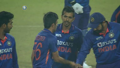 Ravi Bishnoi's double-strike in an over on international debut