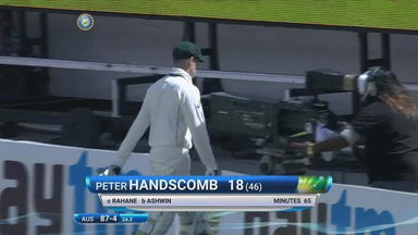 IND vs AUS 2017 - 4th Test day 3: Peter Handscomb Wicket