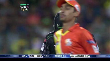M14: DOL vs LIO –  Vaughn van Jaarsveld Wicket