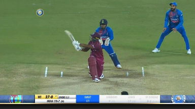 IND vs WI 2019, 2nd T20I: Evin Lewis Six