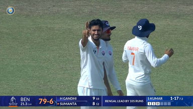 Ranji Trophy 2025-26 SF2, Bengal vs J & K: Sunil Kumar fires it up with 4/27
