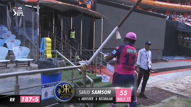 M04: SRH vs RR –  Sanju Samson  Wicket