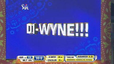M24: CSK vs KXIP – Dwayne Smith Six