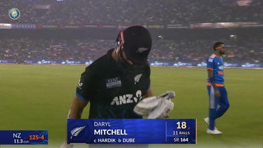 IND vs NZ 2026, 2nd T20I: Daryl Mitchell Wicket