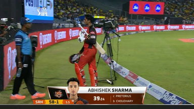 M46: SRH vs CSK – Abhishek Sharma Wicket