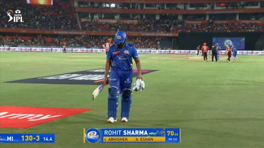 IPL 2025 M41: SRH vs MI - Rohit Sharma Wicket