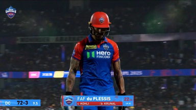 IPL 2025 M46: DC vs RCB - Faf Du Plessis Wicket