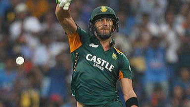 5TH ODI: IND vs SA  –   Francois du Plessis 133*