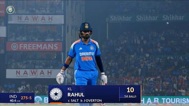 IND vs ENG 2025, 2nd ODI: K L Rahul Wicket