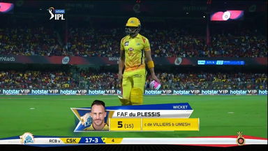 M39: RCB vs CSK – Faf du Plessis Wicket