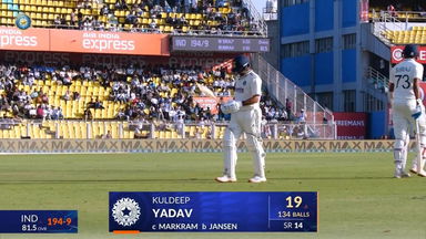 IND vs SA 2025, 2nd Test: Kuldeep Yadav Wicket