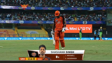 M54: SRH vs RCB – Shashank Singh Wicket