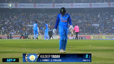 IND vs NZ 2023, 1ST T20I: Kuldeep Yadav  Wicket