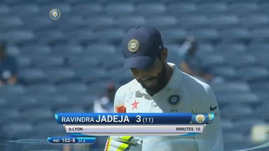IND vs AUS 2017 - 1st Test Day 3 : R Jadeja Wicket