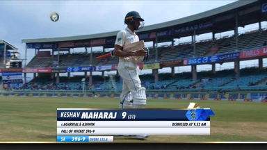IND vs SA 2019, 1st Test, Day 4: Keshav Maharaj Wicket