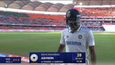 IND vs ENG 2024, 1ST Test: Ravichandran Ashwin Wicket