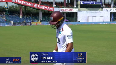 IND vs WI 2025, 2nd Test: Tevin Imlach Wicket