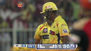 M17: SRH vs CSK –  Suresh Raina Six