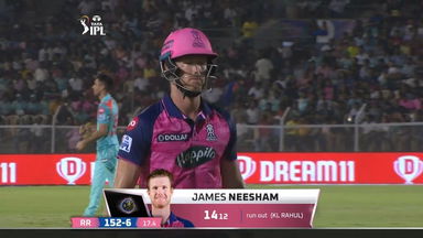 M63: LSG vs RR – James Neesham Wicket