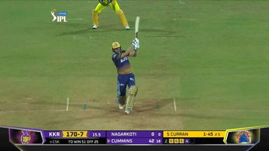 M15: KKR vs CSK – Pat Cummins Six