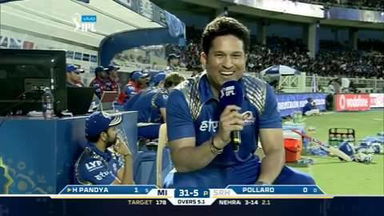M37: MI vs SRH – Sachin Tendulkar Interview