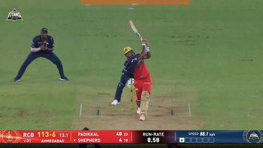 IPL 2026 M42: GT vs RCB - Romario Shepherd Six