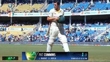 IND vs  AUS 2023, 1ST Test: Pat Cummins  Wicket
