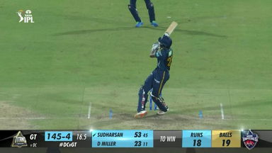 M07: DC vs GT – Sai Sudharsan Six