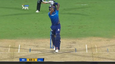 M09: MI vs SRH  – Suryakumar Yadav Six