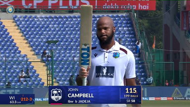 IND vs WI 2025, 2nd Test: John Campbell Wicket