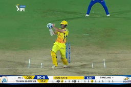 M44: CSK vs MI – Mitchell Santner Six