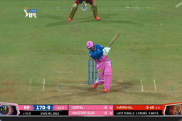 M16: RCB vs RR – Shreyas Gopal Six