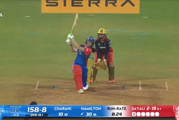 Six: Match 11, Delhi Capitals vs Royal Challengers Bengaluru, WPL 2026: Lucy Hamilton Six