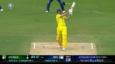 IND vs AUS 2023, 2ND ODI: Mitchell Marsh Six