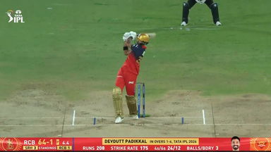 IPL 2026 M67: SRH vs RCB - Devdutt Padikkal Six