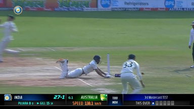 5 runs! A quick single and four overthrows