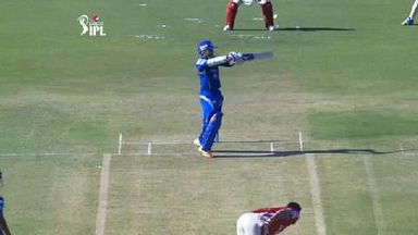M35: KXIP vs MI – Parthiv Patel Six