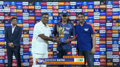 IPL 2025 M16: LSG vs MI - Player of the Match - Digvesh Singh