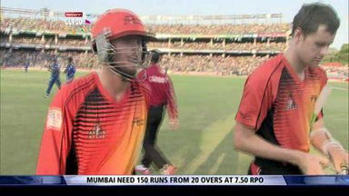 CLT20 2013 M19: SCO vs MI  –   Match Highlights