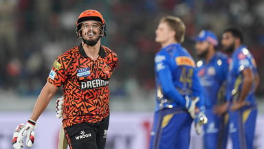 Hit-Wicket: Abhinav Manohar smashes the stumps