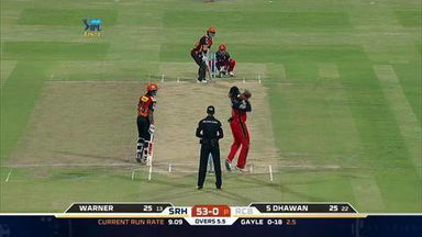 M60: RCB vs SRH – David Warner Six