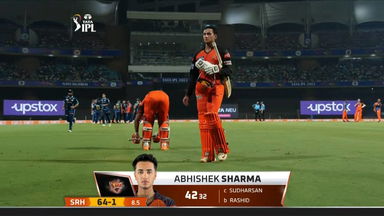 M21: SRH vs GT – Abhishek Sharma Wicket