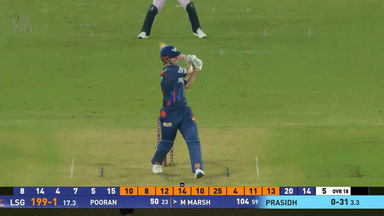 IPL 2025 M64: GT vs LSG - Mitchell Marsh Six