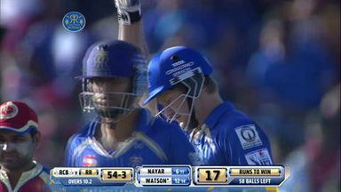 M14: RR vs RCB –  Shane Watson Six
