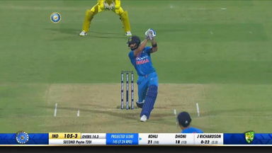 IND vs AUS 2019, 2nd T20I: Virat Kohli Six