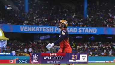 Wicket: Match 14, Royal Challengers Bengaluru vs Delhi Capitals, WPL 2025: Danni Wyatt Wicket