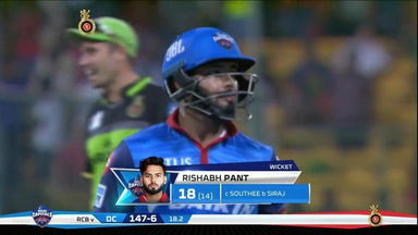 M20: RCB vs DC – Rishabh Pant Wicket