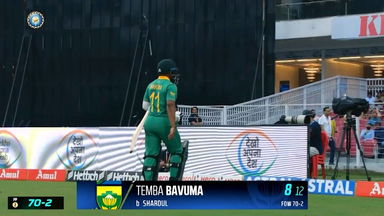 IND vs SA 2022, 1ST ODI: Temba Bavuma  Wicket