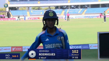 IND-W vs IRE-W 2025, 2nd ODI: Jemimah Rodrigues Wicket