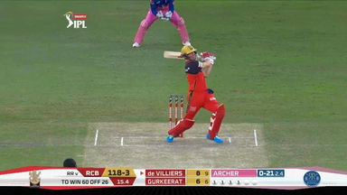 M33: RR vs RCB – AB de Villiers Six